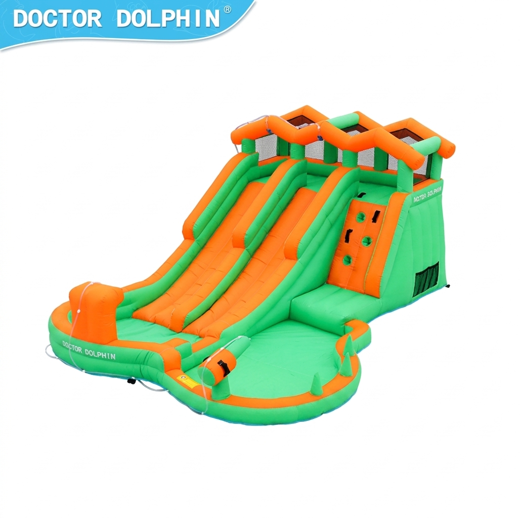 מתקן מתנפח עם מגלשה דגם DD-73028 מבית Doctor Dolphin