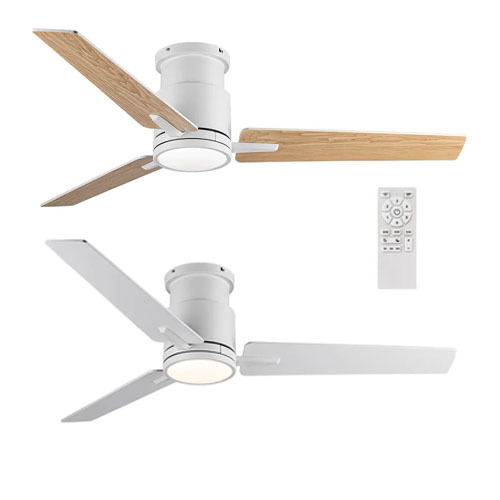 מאוורר תקרה ''52 כולל שלט ותאורת Semicom HY-1235XW52/25CT GENESIS50C LED סמיקום
