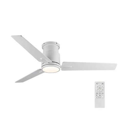 מאוורר תקרה ''52 כולל שלט ותאורת Semicom HY-1235XW52/25CT GENESIS50C LED סמיקום