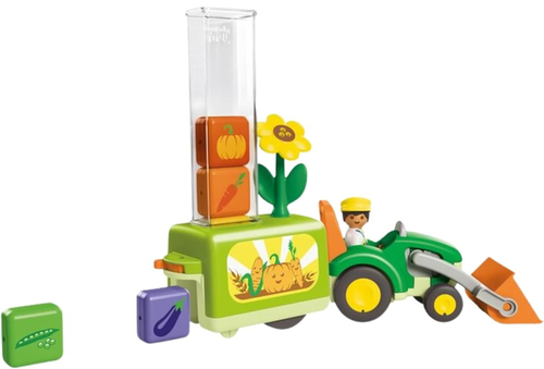 JUNIOR – טרקטור איסוף ירקות 11 חלקים דגם 71773