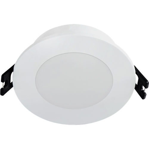 שקוע עגול גוף לבן כולל נורה eurolux HPE 5-7W  יורולוקס 
