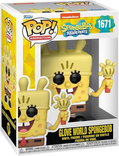 בובת פופ POP Spongebob Squarepants 25th Annivarsery: Glove World Spongebob - בובספוג בעולם הכפפות