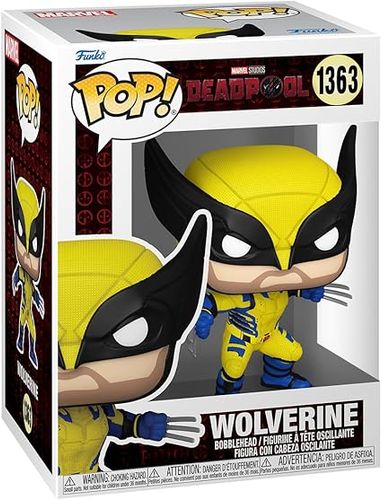 בובת פופ מארוול עם ראש מתנדנד POP Marvel: Deadpool 3 - Wolverine וולברין