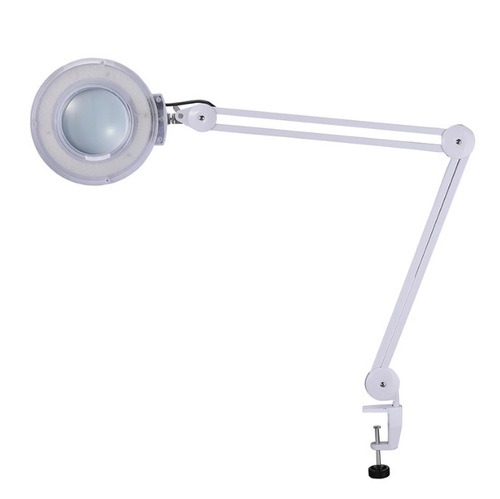 מנורת זכוכית מגדלת לד לופה לד 5 אינצ' (לבנה) GLOWTECH