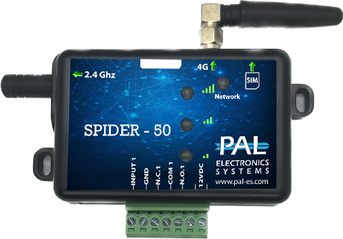 בקר סלולרי חכם לפתיחת שערים PALGATE SPIDER עד 50 משתמשים