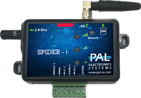 בקר סלולרי חכם לפתיחת שערים PALGATE SPIDER-i  ללא הגבלת כמות משתמשים