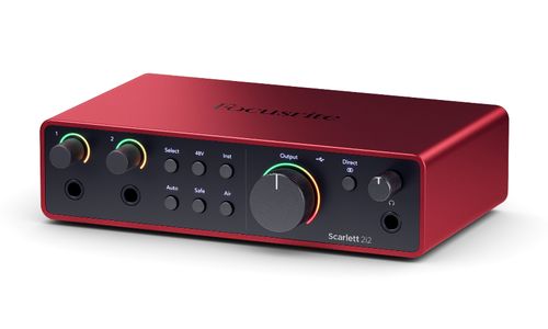 חבילת אולפן  - Focusrite Scarlett 2i2 Studio G4 - הדור הרביעי