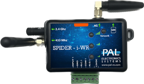 בקר סלולרי חכם לפתיחת שערים תומך בשלטים PALGATE SPIDER i-WR  ללא הגבלת משתמשים