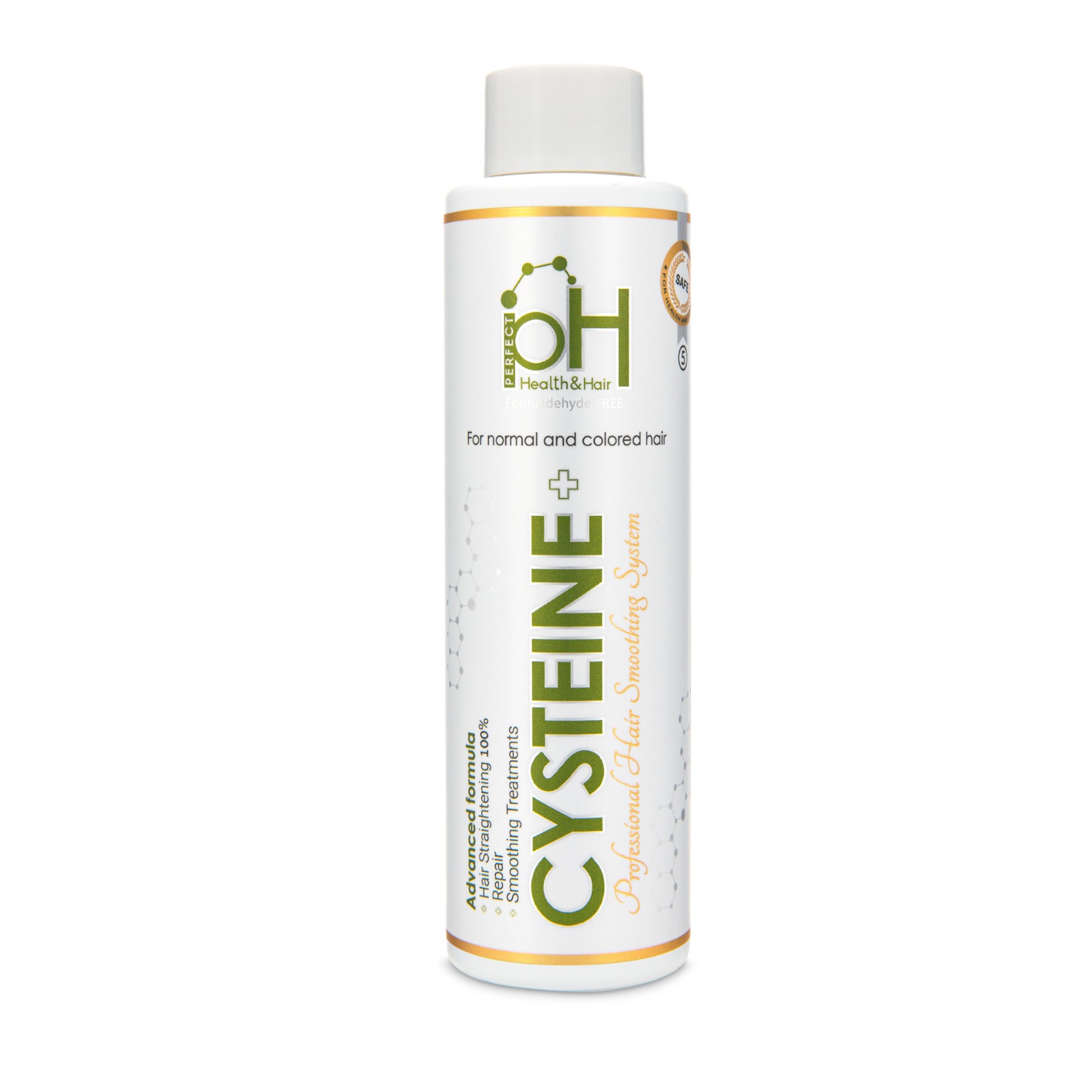 החלקה לשיער טבעי וצבוע טון 1-7  pH Cysteine + סיסטאין פלוס 150 מ"ל מיקרו פרוטאין ברישיון משרד הבריאות