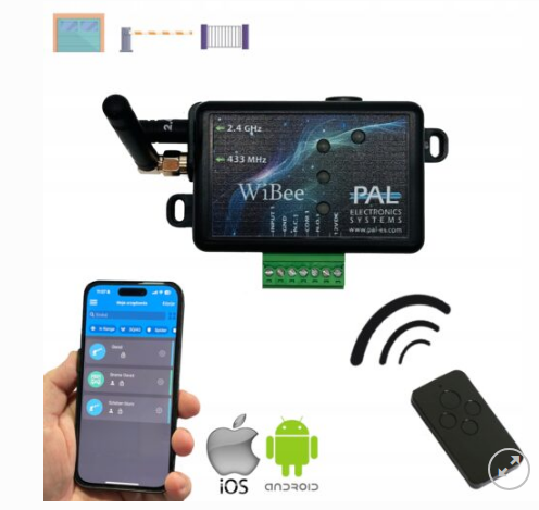 בקר סלולרי חכם לפתיחת שערים WiBee ללא סים