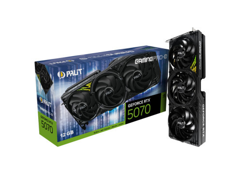 כרטיס מסך Palit GeForce RTX 5070 GamingPro-S 12GB