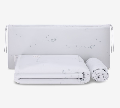 סט מצעים למיטת תינוק Cotton Cloud תכלת Minene