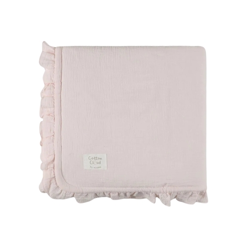 שמיכת טטרה עם מילוי Cotton Cloud ורוד בהיר Minene