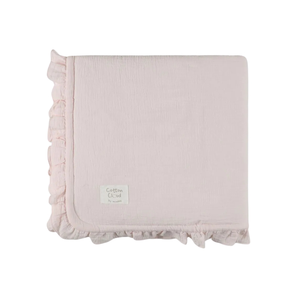 שמיכת טטרה עם מילוי Cotton Cloud ורוד בהיר Minene