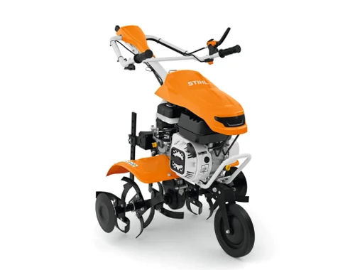 מקלטרת בנזין STIHL MH 600.1 עם ידיות ארגונומיות ושיני תיחוח מחוזקות לעבודה באדמה קשה