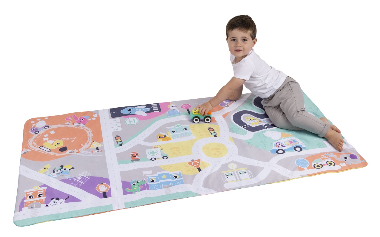 משטח פעילות דו צדדי עיר וכפר Playgro