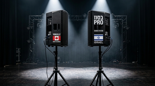 Yorkville vs BLG Audio - השוואת מותגים לרמקולים מקצועיים: מה עדיף לכם?