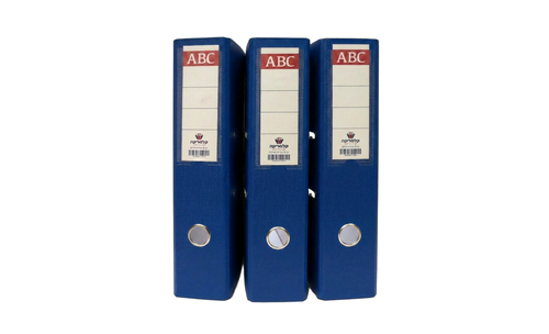 קלסר קלסריקה ABC גב 8 כחול