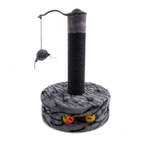 עמוד גירוד עם עכבר וכדורים 33*33*50