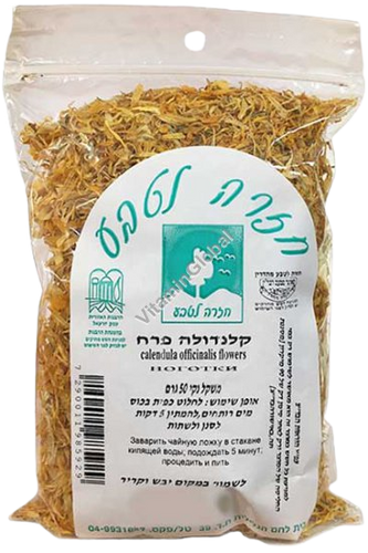 קלנדולה פרח | חליטת צמחים | מכיל 50 גרם