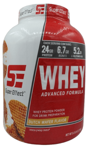 אבקת חלבון WHEY בטעם וופל הולנדי | 24 גרם חלבון | 6.7 גרם חומצות אמינו | 5.2 גרם חומצה ל-גלוטמין | 2.27 ק"ג | כשר חלבי | קפאין בכמות גבוהה