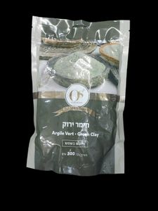 חימר ירוק | מיובש בשמש | משקל נקי 300 גרם |
