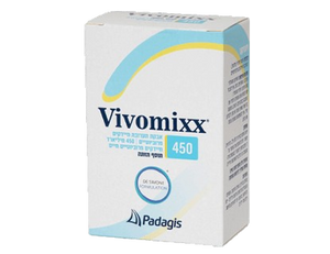 ויוומיקס - vivomixx | אבקת תערובת חיידקים פרוביוטיים | 450 מיליארד חיידקים חיים | מכיל 10 שקיקים |  *לאיסוף עצמי בלבד*