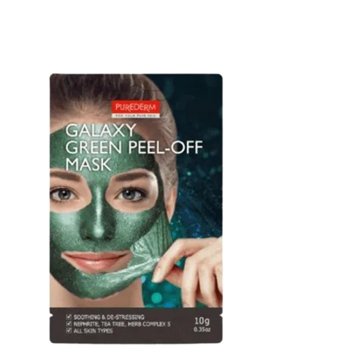 מסכת פילינג מתקלפת בצבע ירוק | GALAXY MASK |