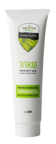 קנאדול | קרם ידיים טיפולי | מועשר בשמן זרעי קנאביס | מכיל 100 מ