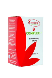 B COMPLEX | כמוסות בי קומפלקס | 60 קפסולות | סנסי טבע