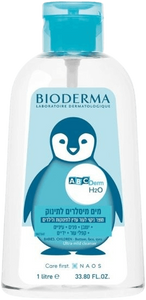 מים מיסלרים לתינוק | מוצר ניקוי לעור עדין לתינוקות ולילדים | מכיל 1 ליטר | ביודרמה | BIODERMA | ABCDerm H2O