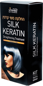 החלקת שיער ביתית | משי קרטין | Silk Keratin | סילק קרטין