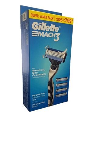 Gilt Mach 3 Blades Device + 5 Knives