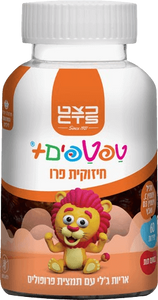 טפטפים פלוס | חיזוקית פרו | בטעם תות | 60 יחידות | כשר פרווה | כצט | CTS |