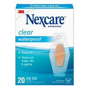 פלסטר אטום ועמיד במים | מידה אחידה | 20 יחידות | Waterproof Clear Protection