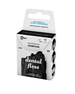 חוט דנטלי | בתוספת פחם | בטעם מנטה | מכיל 50 מטר