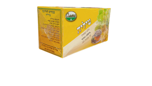 טיליה | תה ללא קופאין | 100% טבעי | 25 שקיות תה