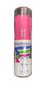 רצועת בתיחה אירובית | לעיצוב וחיטוב שרירי הגוף | ורוד