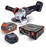 משחזת זווית נטענת "18V Brushless 5 כולל סוללה 4AH ומטען מבית Hunter