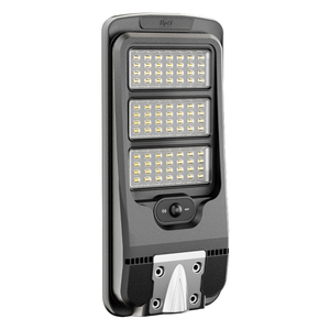 תאורת רחוב סולארית 300W מקצועית 6500K שחור Liper Astra