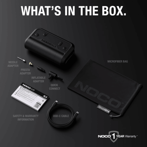 קומפרסור אלחוטי נייד NOCO Air AL5 UltraFast