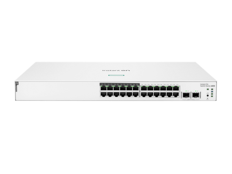 מתג HPE Aruba Networking Instant On 1830 24G 195W PoE 2SFP