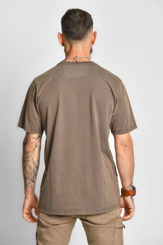 Redback Washed T-shirt / Washed Brown
