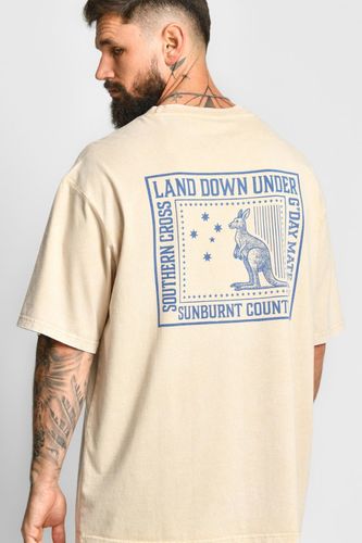 YARRA WASHED PRINT T SHIRT