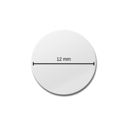 גליל מדבקות עגולות Brother DK-11219 ‏12mm למדפסות QL