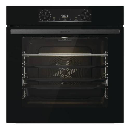 תנור בנוי פירוליטי 77 ליטר Gorenje OP84BG Essential Line זכוכית שחורה