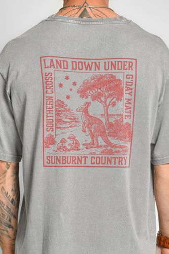 YARRA WASHED PRINT T SHIRT