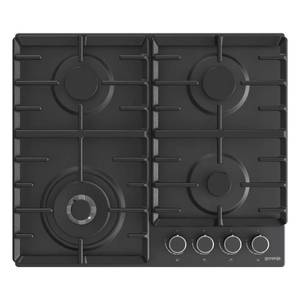 כיריים גז Gorenje GW67IL אמייל שחור מט
