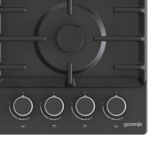 כיריים גז Gorenje GW67IL אמייל שחור מט