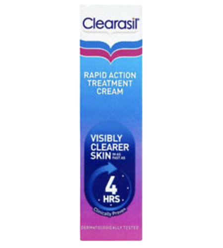 קלרסיל | Clearasil | קרם נקודתי לטיפול בפגמי העור | בעל פעולה מהירה | 25 מ